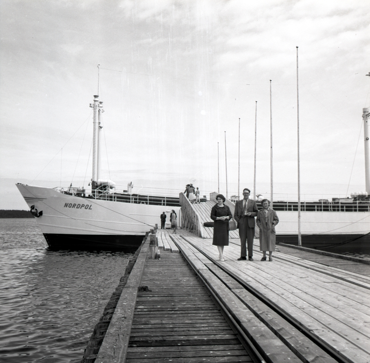 Byxelkroks hamn, M/S Nordpol 14/6 1959.