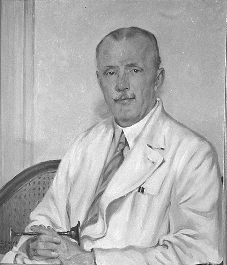 Lennart Norrlin, läkare vid kirurgiska kliniken 1928-1941, Centrallasarettet, Västerås.