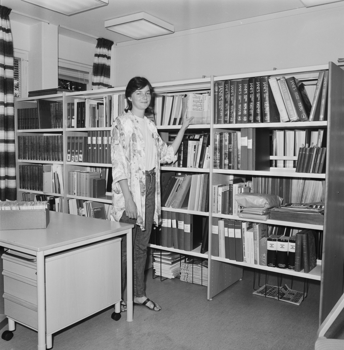 Åsa Grönblad i nya biblioteket