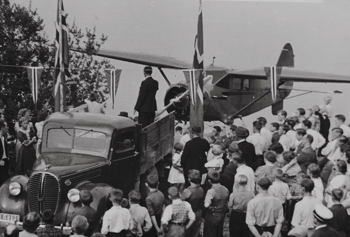 Åpning av Kapp flyhavn på 30-tallet