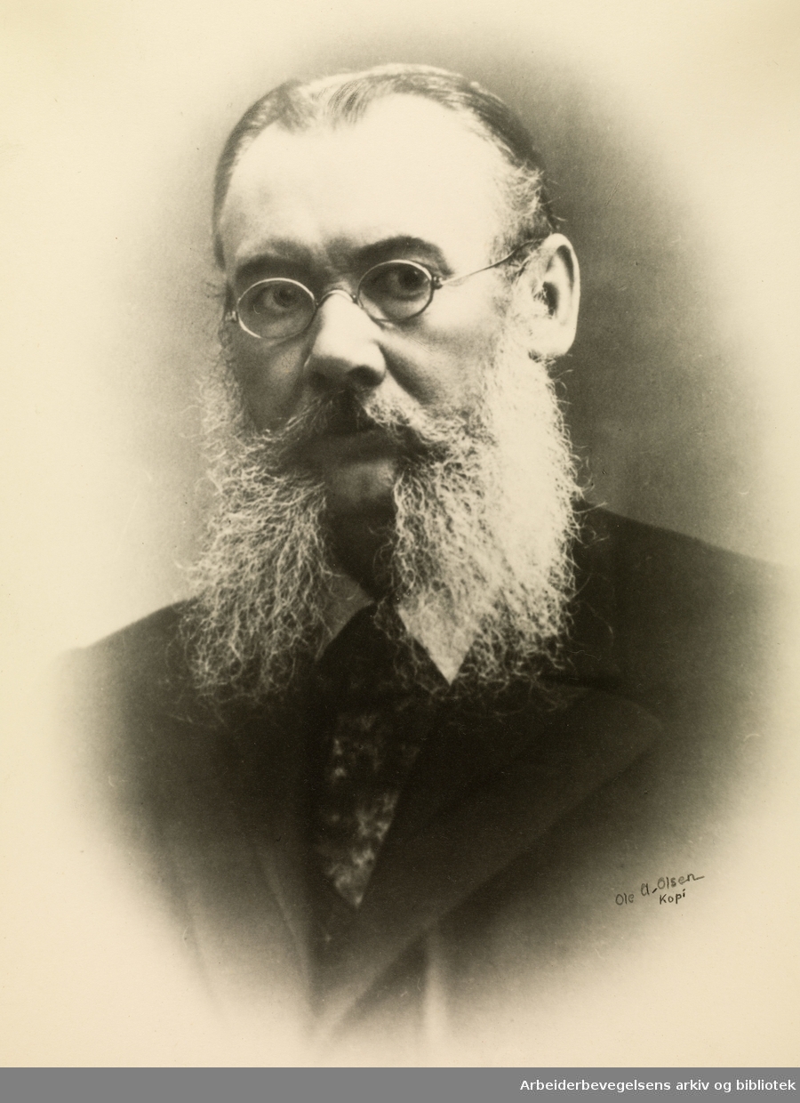 Hans Jensen (1856-1922), LOs første formann fra 1899-1900.