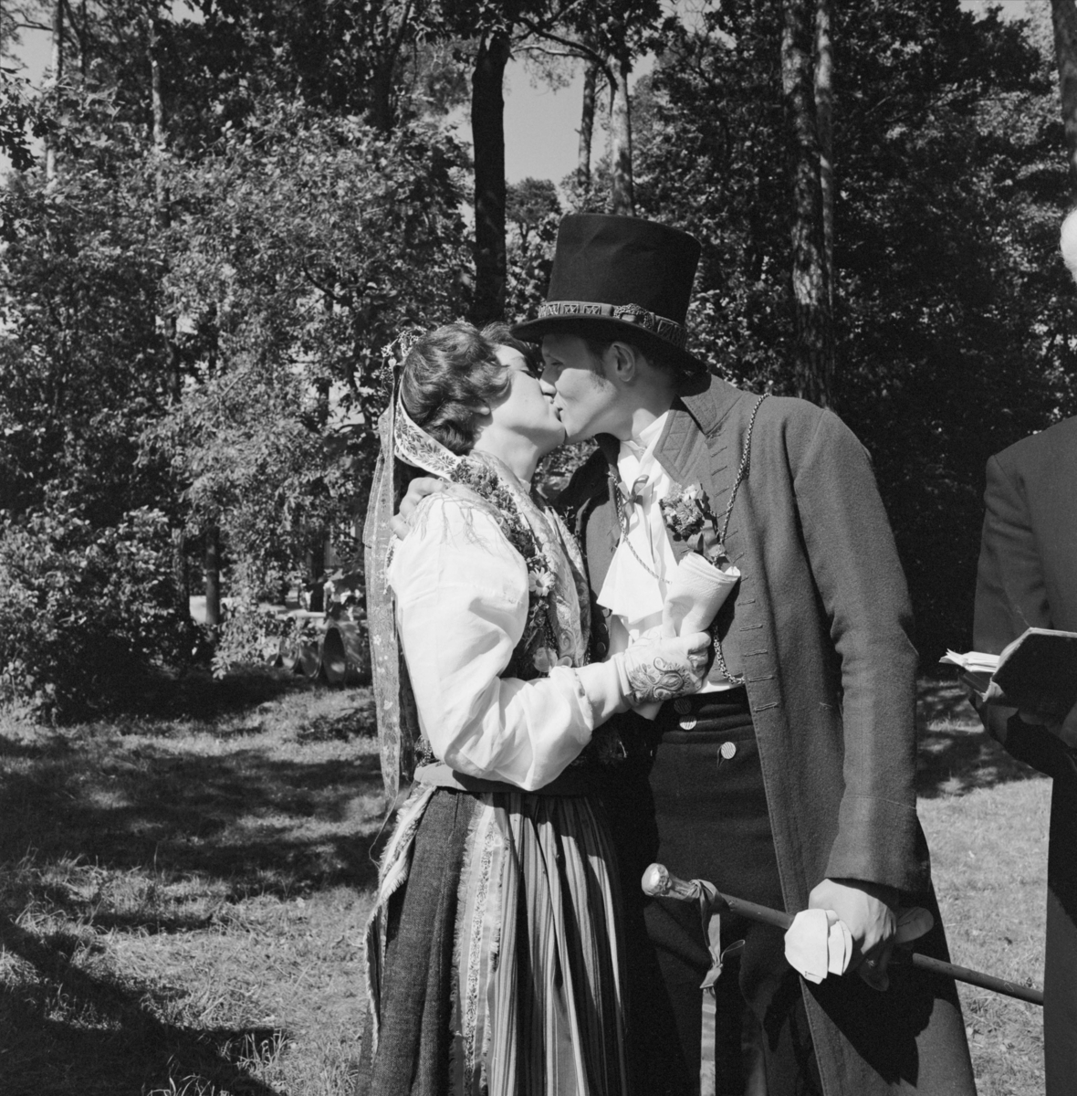 Värmländskt bondbröllop på Skansen.
