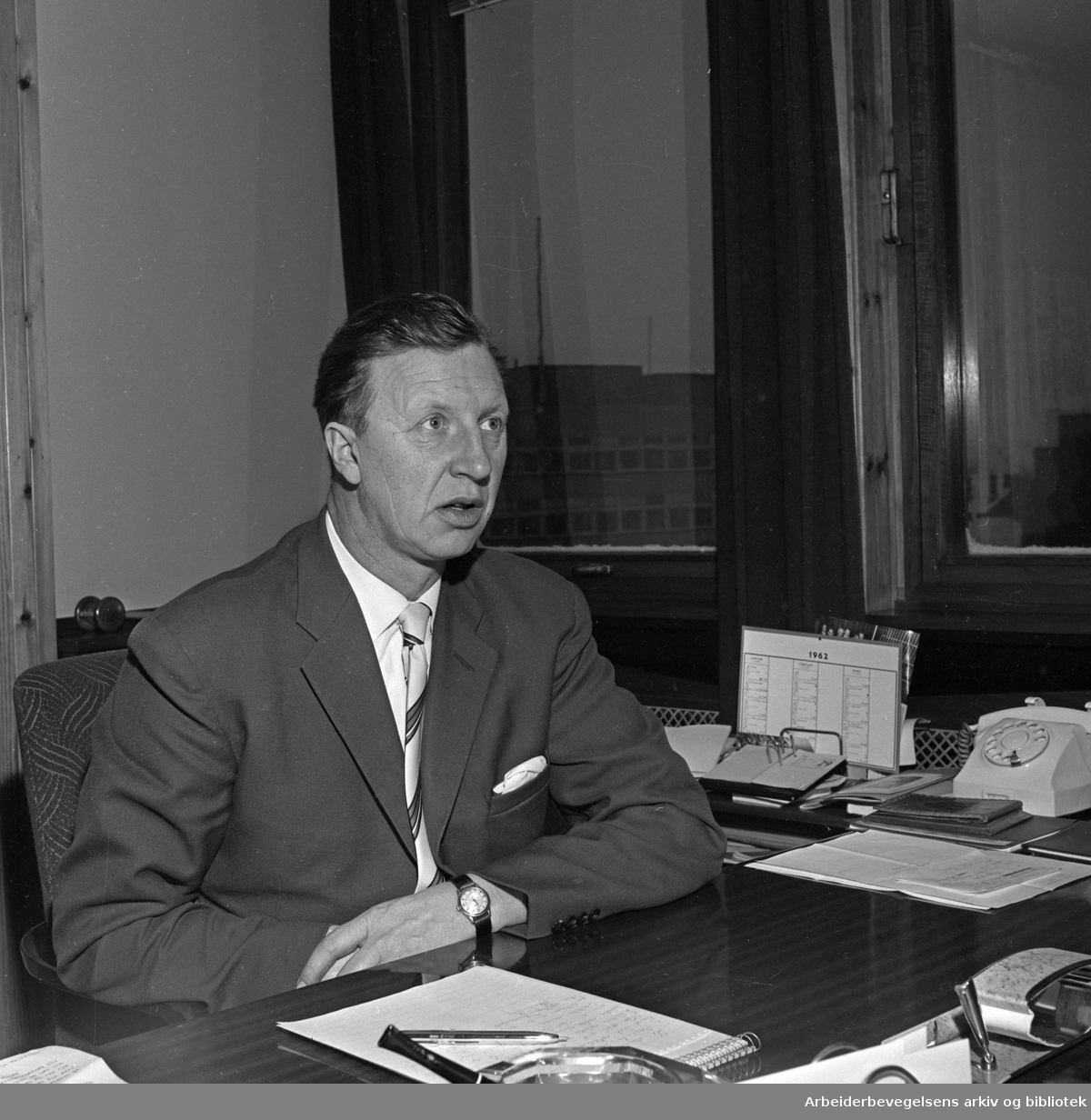 Tor Aspengren (1917-2004). Leder av Jern og metall 1958 - 1965, LO-formann 1969-1977.