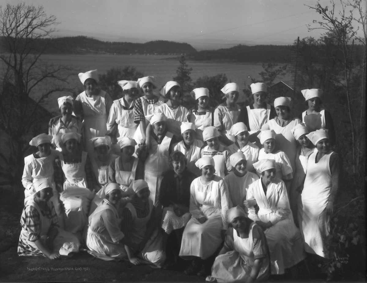 Prot: Norstrand Husmorskole okt 1921 gruppe 6 Mnd