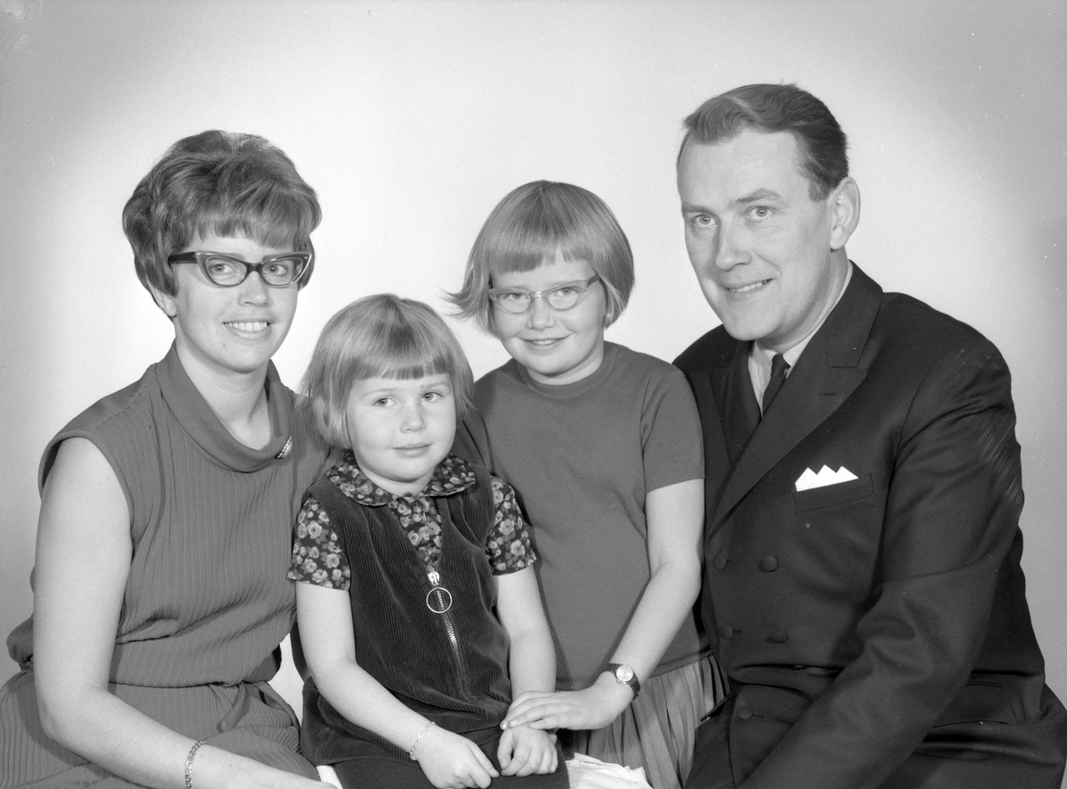 Familjen G. Källberg, Gävle. Den 14 januari 1967