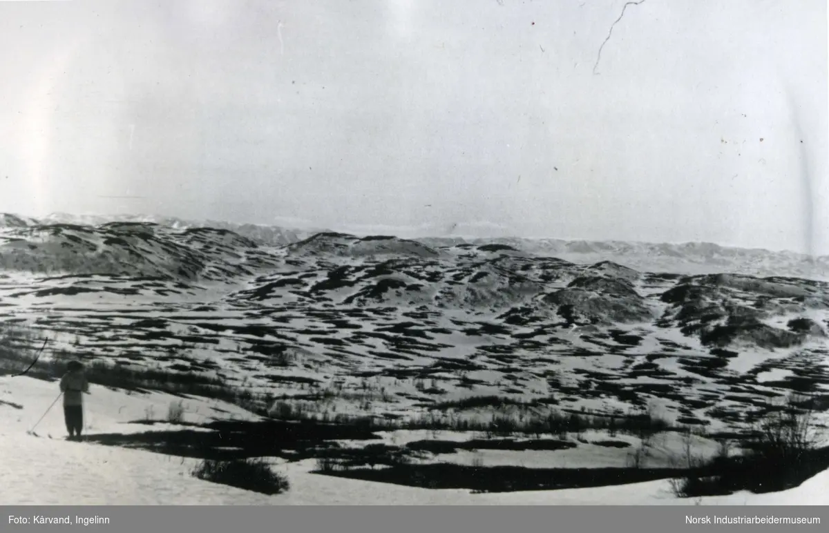 Påske 1945 skitur, Måsa og Raulandsfjell