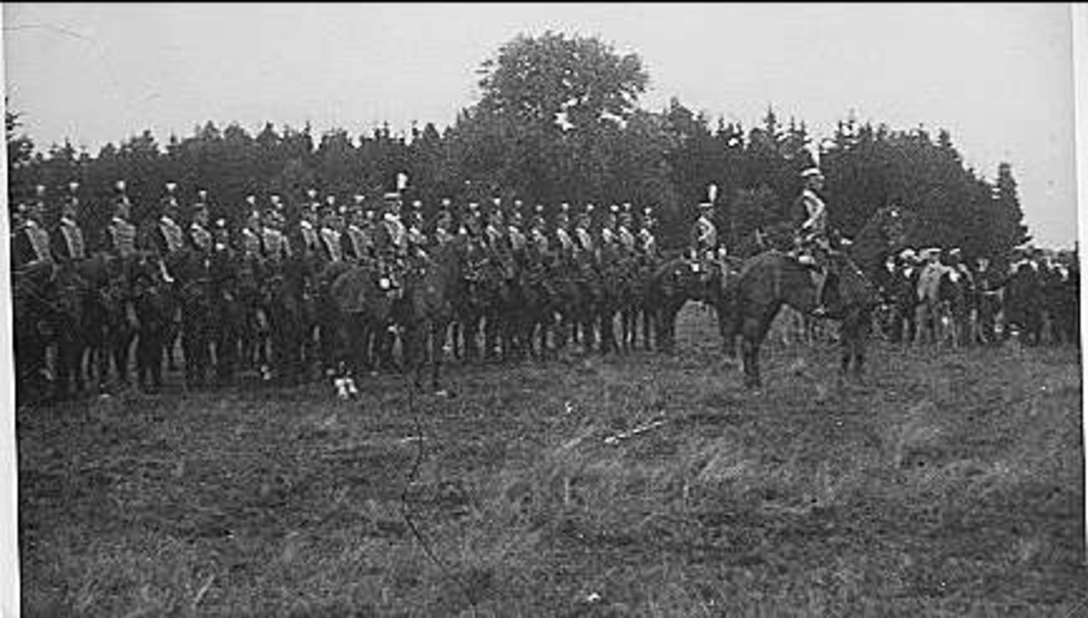 Invigningen av regementets minnessten på Sanna hed den 1 Augusti 1920.