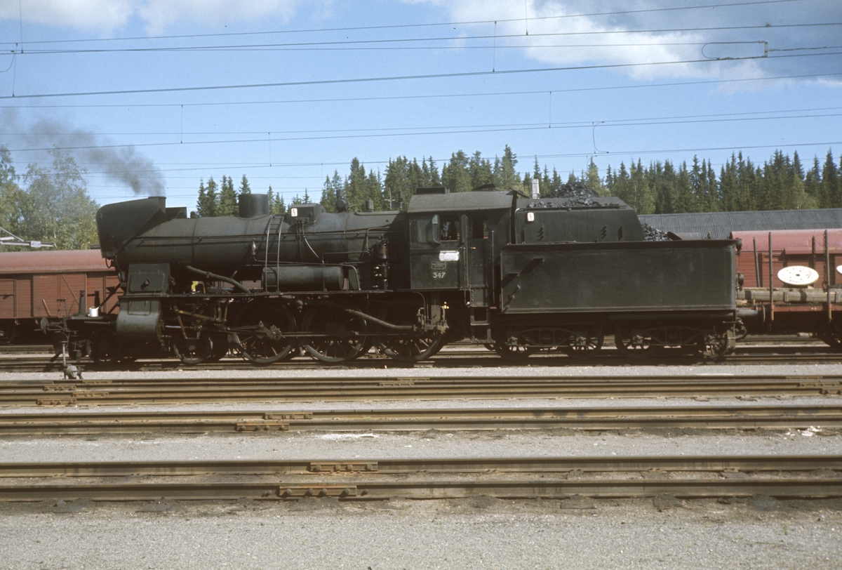 Damplok type 30b nr. 347 på Eina stasjon