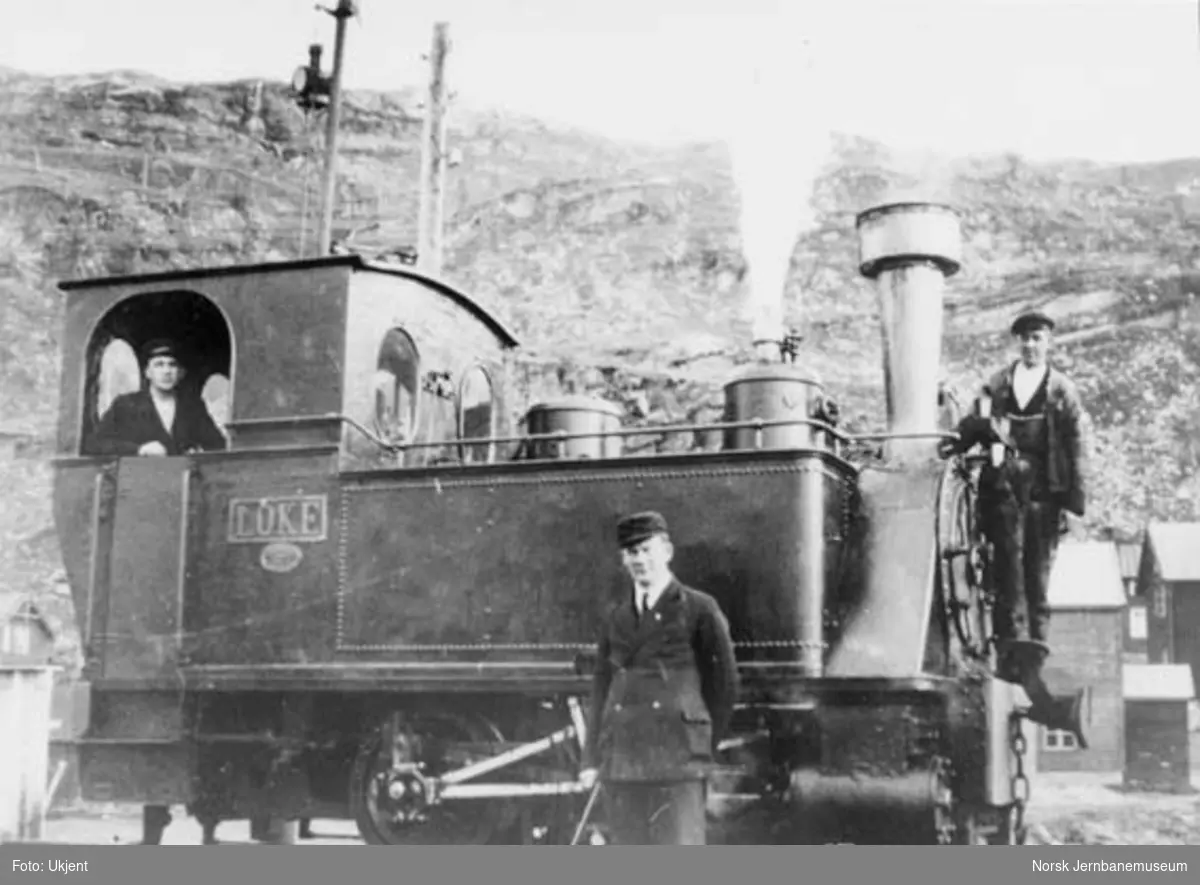 Damplokomotivet "LOKE" på Sulitjelmabanen