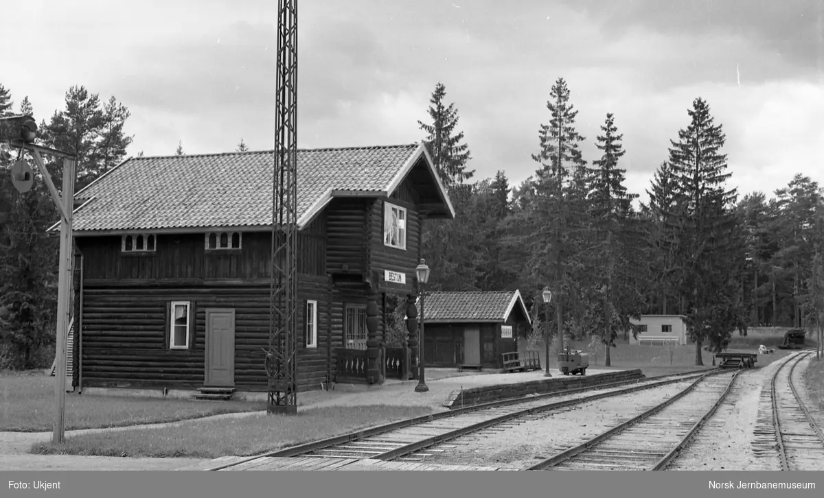 Jernbanemuseet med Bestum stasjonsbygning