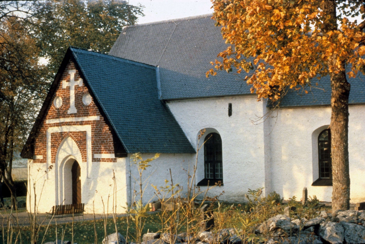 Vidbo kyrka, Vidbo socken, Uppland oktober 1961