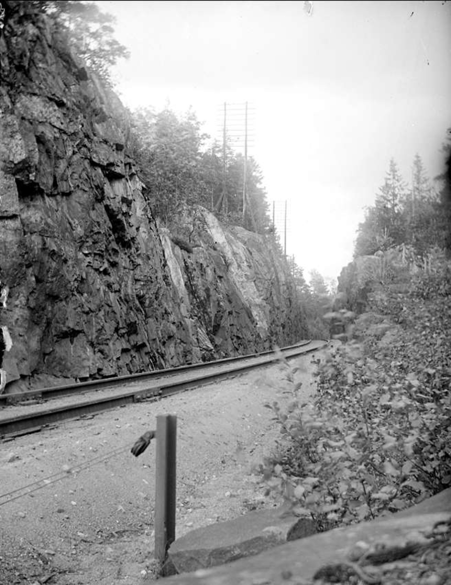 Järnväg i Stockholms-Näs, Kungsängens socken, Uppland 1919