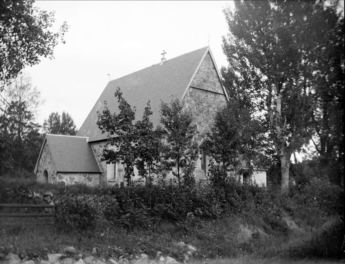 Morkarla kyrka, Morkarla socken, Uppland 1921