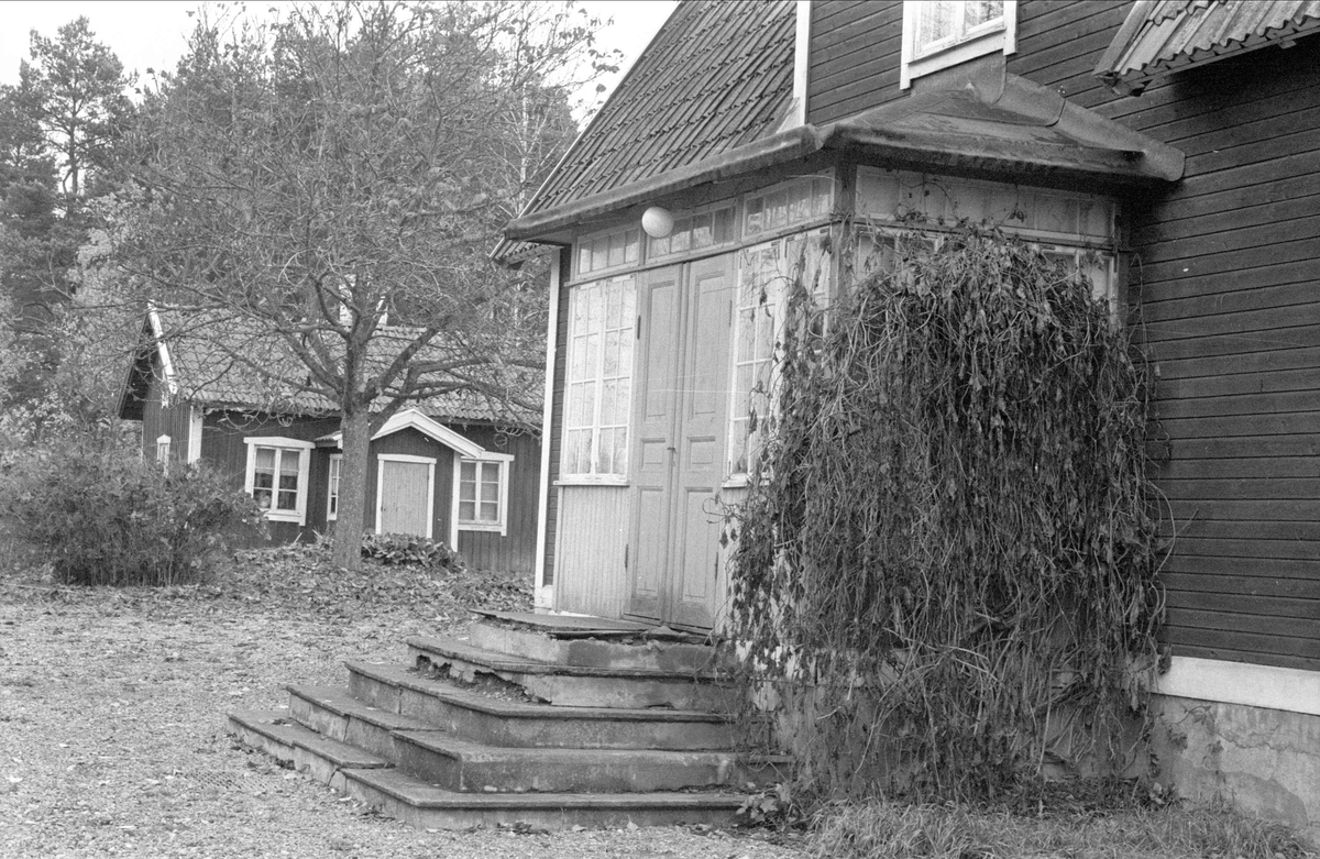 Brygghus/matbod/vedbod och mangårdsbyggnad, Stengärde, Fullerö, Gamla Uppsala socken, Uppland 1978