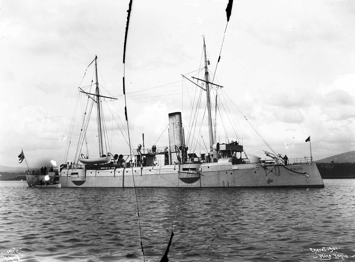 Viking (b. 1891, Karljohansvern verft, Horten), kanonbåt, bredside