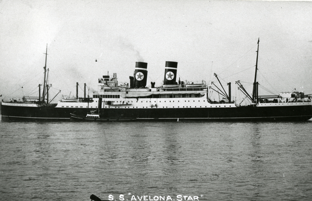 T/S Avelona Star (Ex. Avelona)(b.1927, John Brown & Co.Ltd., Clydebank, Glasgow)