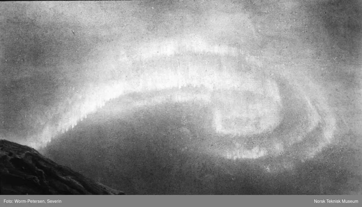 Nordlys observasjoner i Bossekop syd 6. Jan. 1839