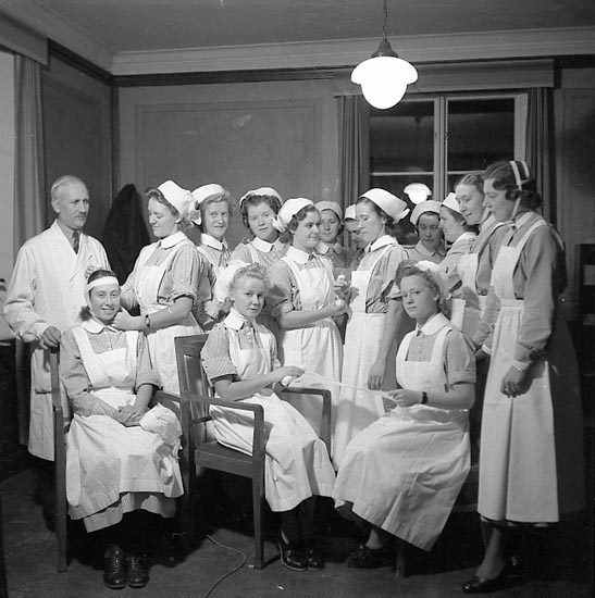 Enligt notering: "Lasarettet Krigssjuksköterskor 1949".