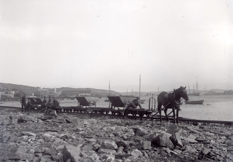 Arbete med Lysekilsbanan 1912
