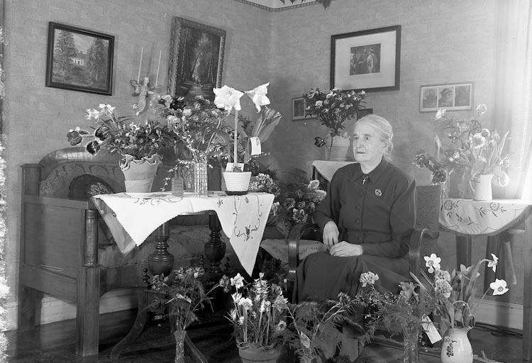 Enligt fotografens journal nr 8 1951-1957: "Andersson, Fru Anna Lyckebo Stenungsund".