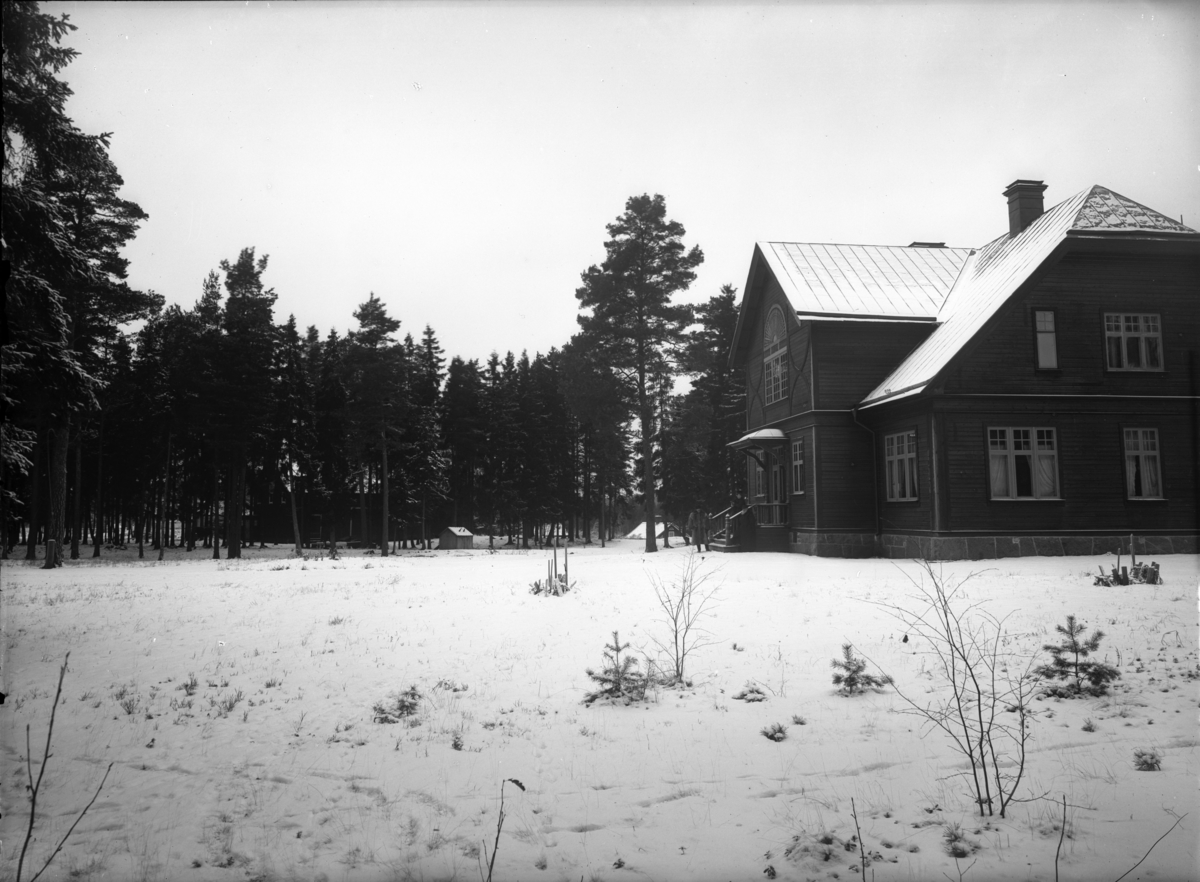 Edevi 1:1, Yttergrans socken, Uppland, vy från söder, troligen 15 januari 1909
