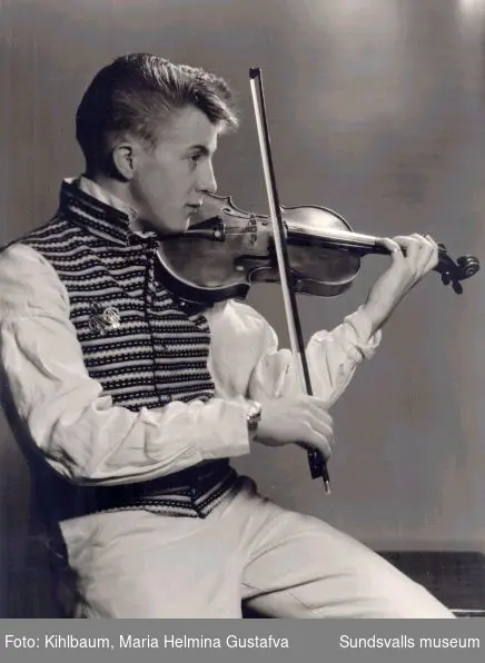 Porträtt. Violinist.