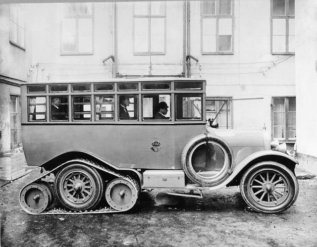 Postdiligens Scania Vabis, modell 1923.