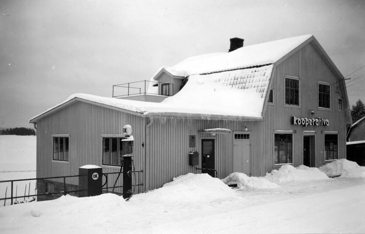 Poststationen Adolfsfors i Värmland, 1950.