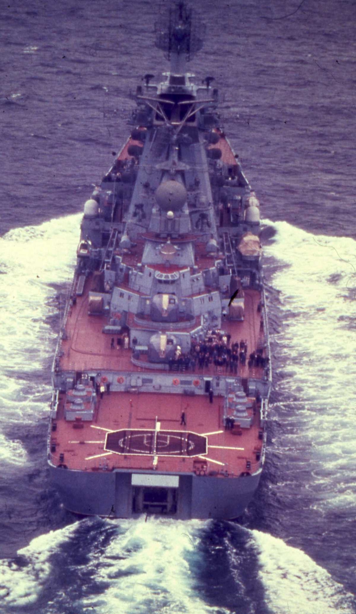 Russisk fartøy av Kirov - klassen.