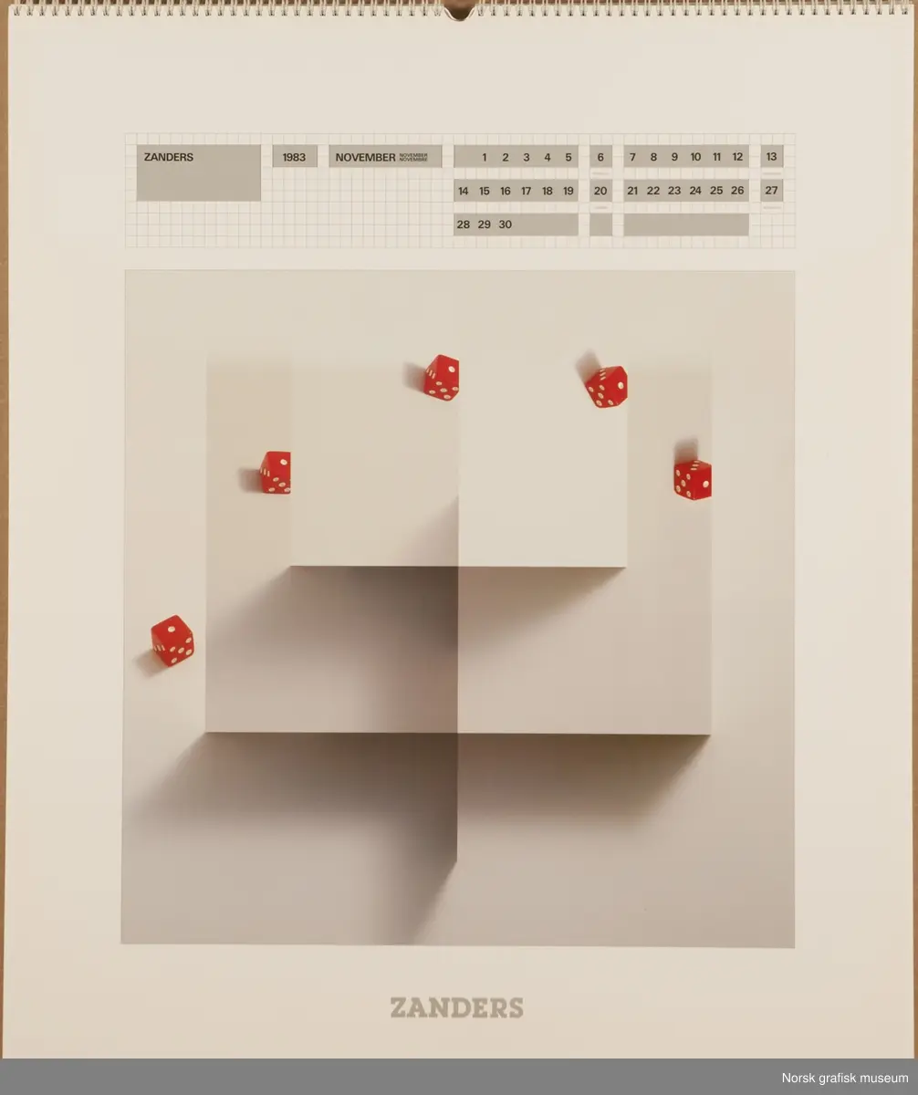 Kalender - Norsk grafisk museum / DigitaltMuseum