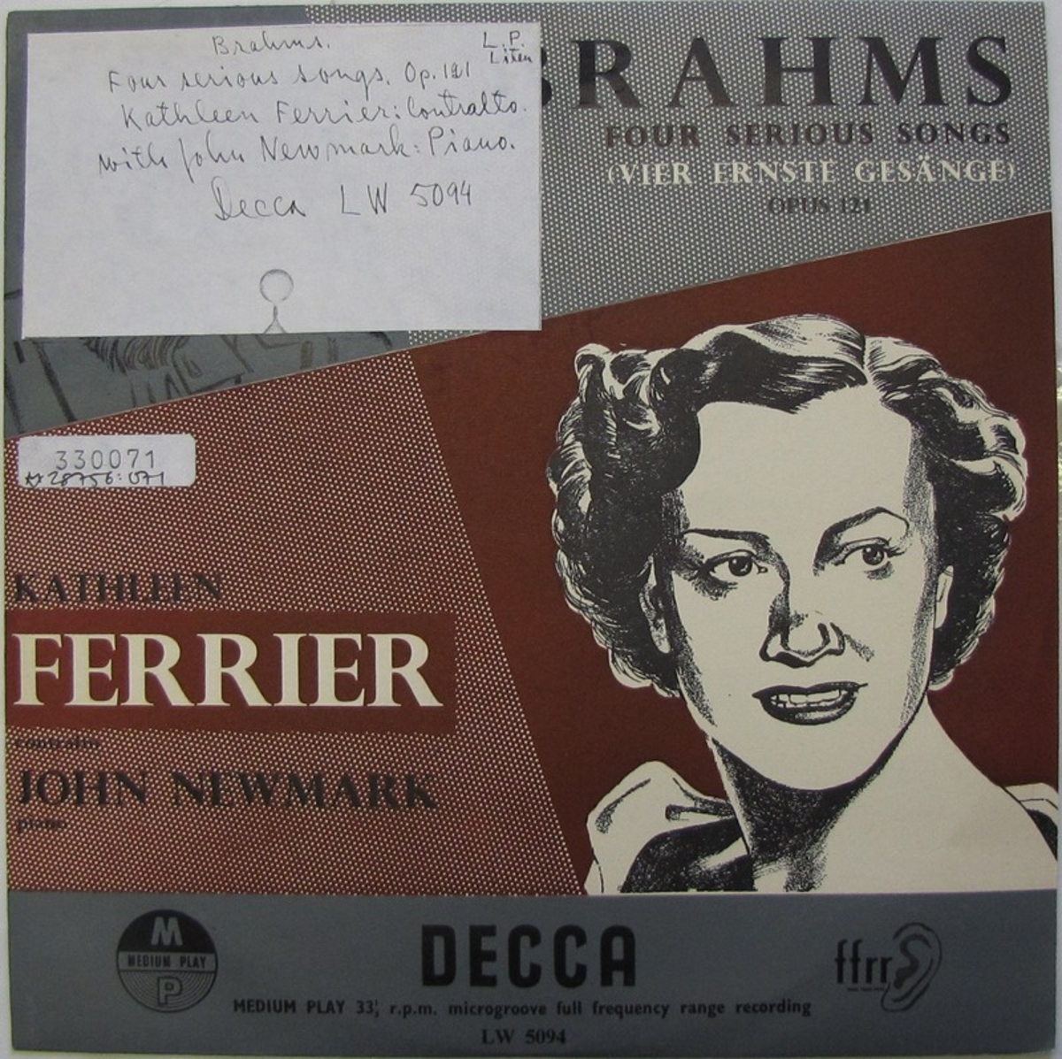 LP-skiva av märket Decca