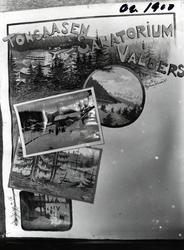 Avfotografering postkort/turistreklame for Tonsåsen Sanatori