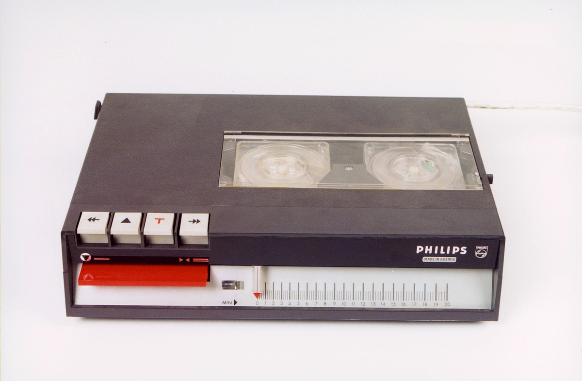 postmuseet, gjenstander, dikteringsmaskin, Philips 84