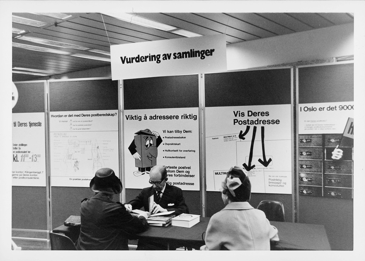 markedsseksjonen, Oslo postgård 50 år, utstilling, vurdering av samlinger