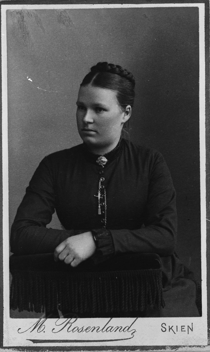 Brystbilde av Janna Sennerud, f. Hammer. (1864- 1932)