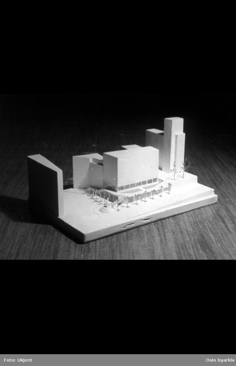 Modell Tordenskiolds plass, forslagg fra Ellefsen