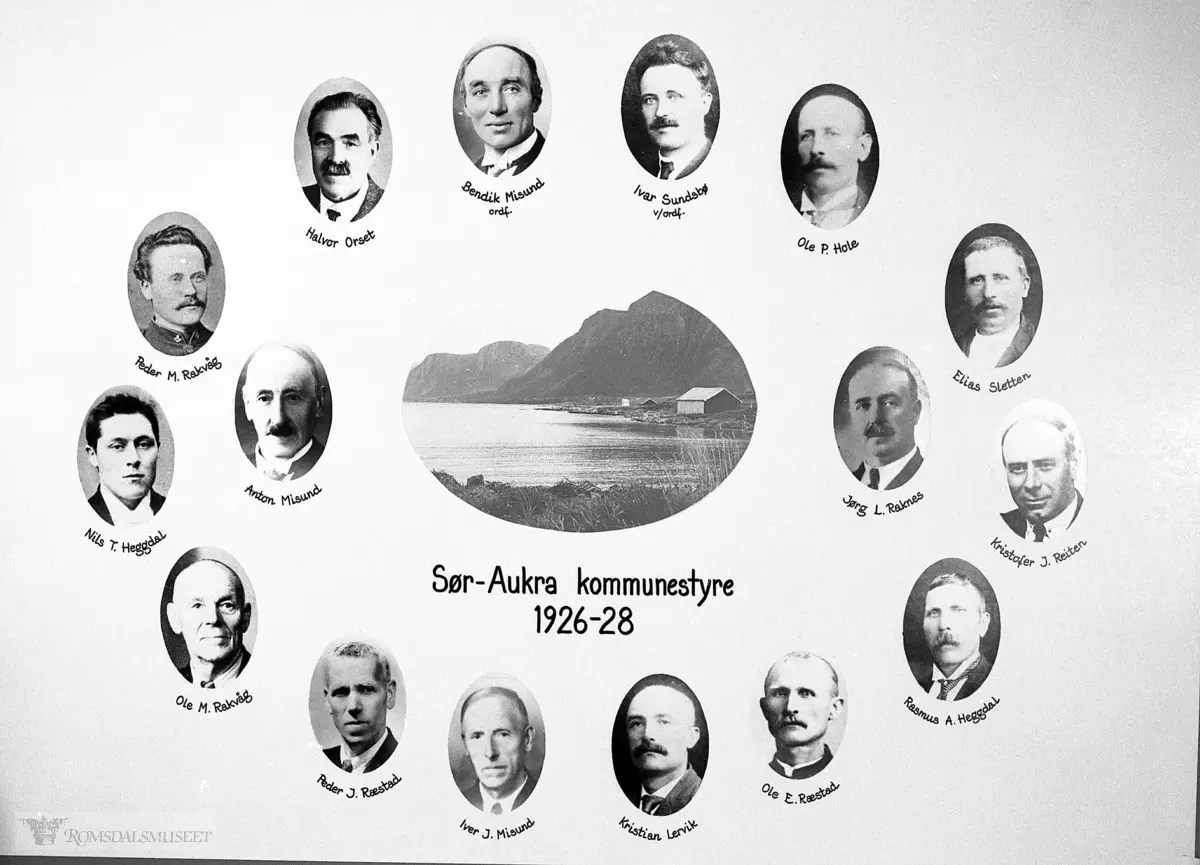 Kommunestyre, Sør-Aukra Kommunestyre 1926-1928.
