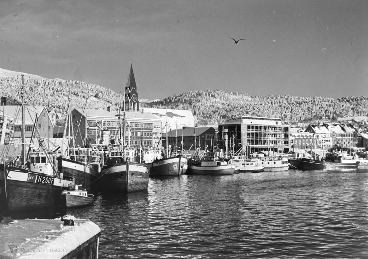 Molde Havn Nyttårsaften 1959.