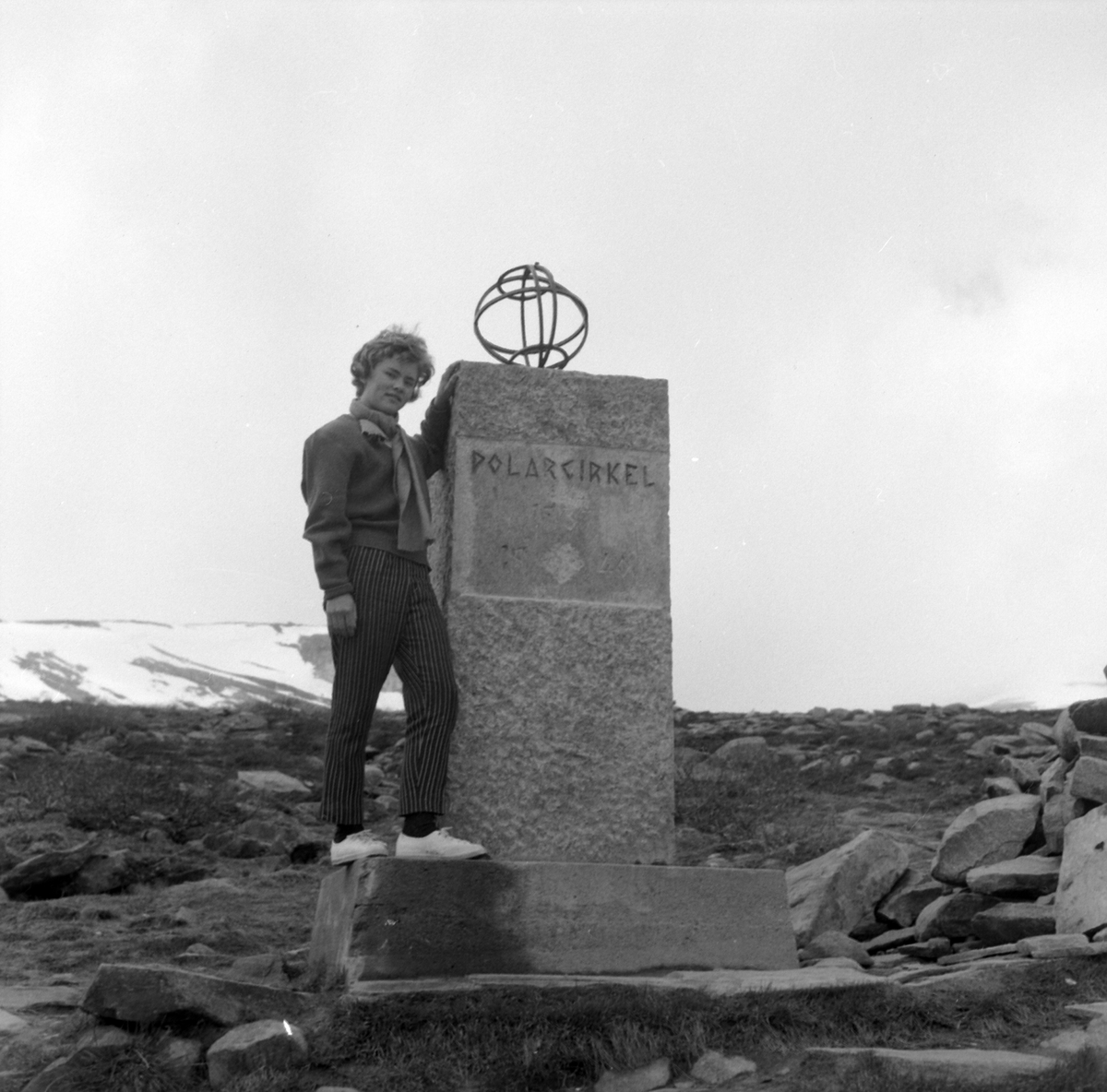 Anbjørg Skjegstad.1961. Polarsirkelen.