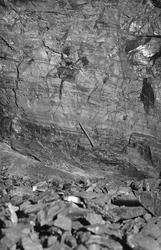 Bergsammensetning (geologiske strukturer). Opptak 1949-58.