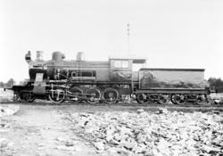 Leveransefoto av damplokomotiv type 24c nr. 405 ved levering