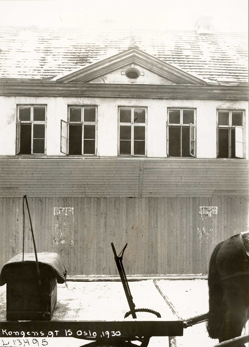 Kongens gate 15, Oslo. 1930.