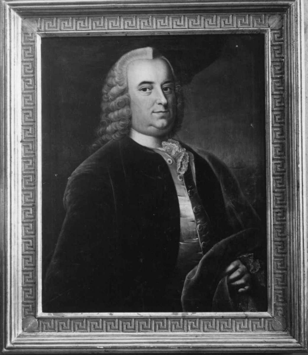 Vækerø gård, Vækerø, Oslo. Portrett, Anker, Christian, Justitsråd (1711 - 1765).
